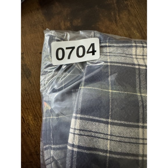 Vintage LL Bean‎ Long Sleeve Button Down Men's XL Blue Plaid Casual Preppy - Picture 6 of 6
